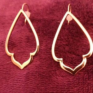 & Other Stories Gold Open Teardrop Earrings